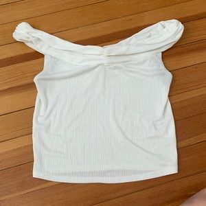 Silence and Noise off the shoulder shirt